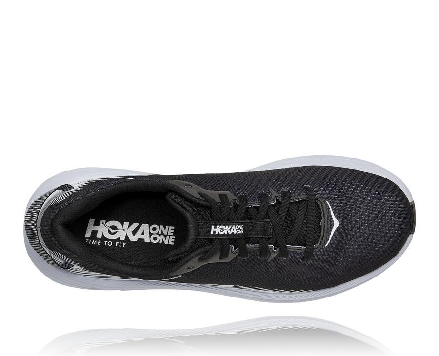 Zapatillas Running Hoka One One Hombre - Rincon 2 - Negras/Blancas - UXE126053